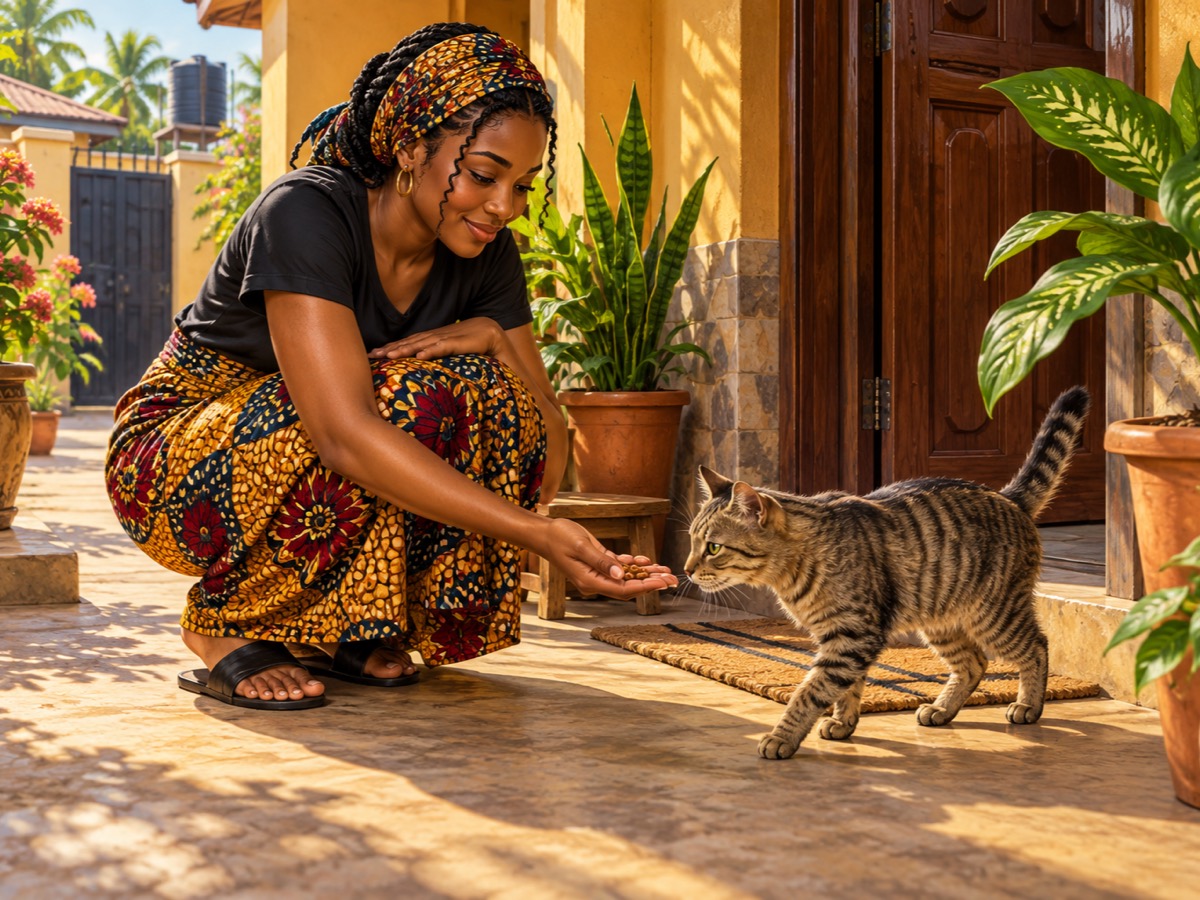Adopting a Street Cat in Nigeria: From Compound to Couch