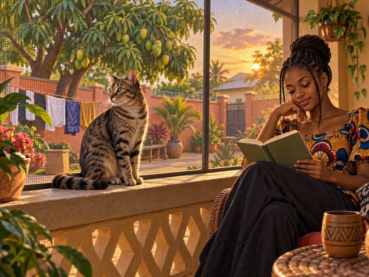 Keeping Cats Safe in a Nigerian Compound