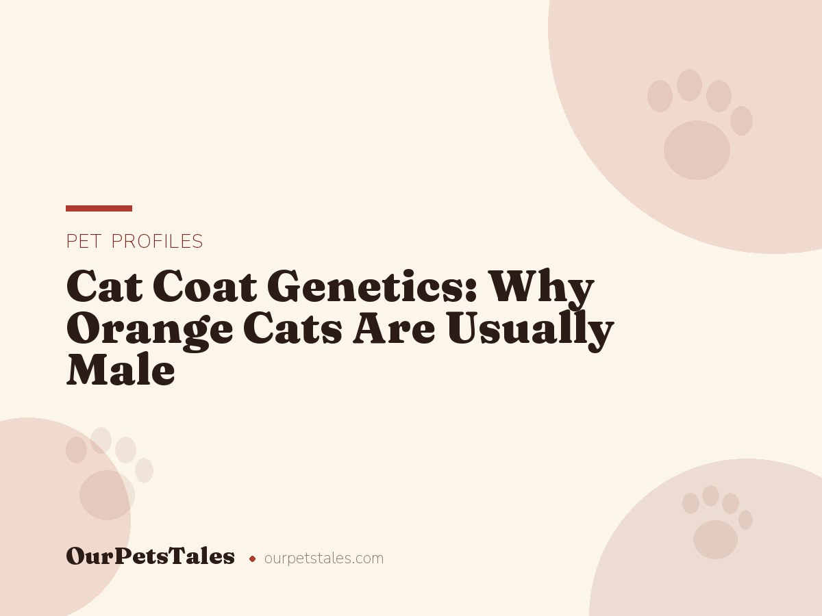 Cat Coat Genetics: Why Orange Cats Are Usually Male