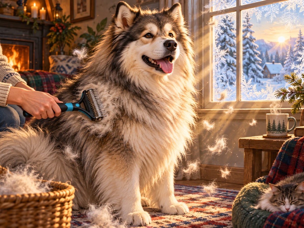 Winter Coat Care for Long-Haired Breeds
