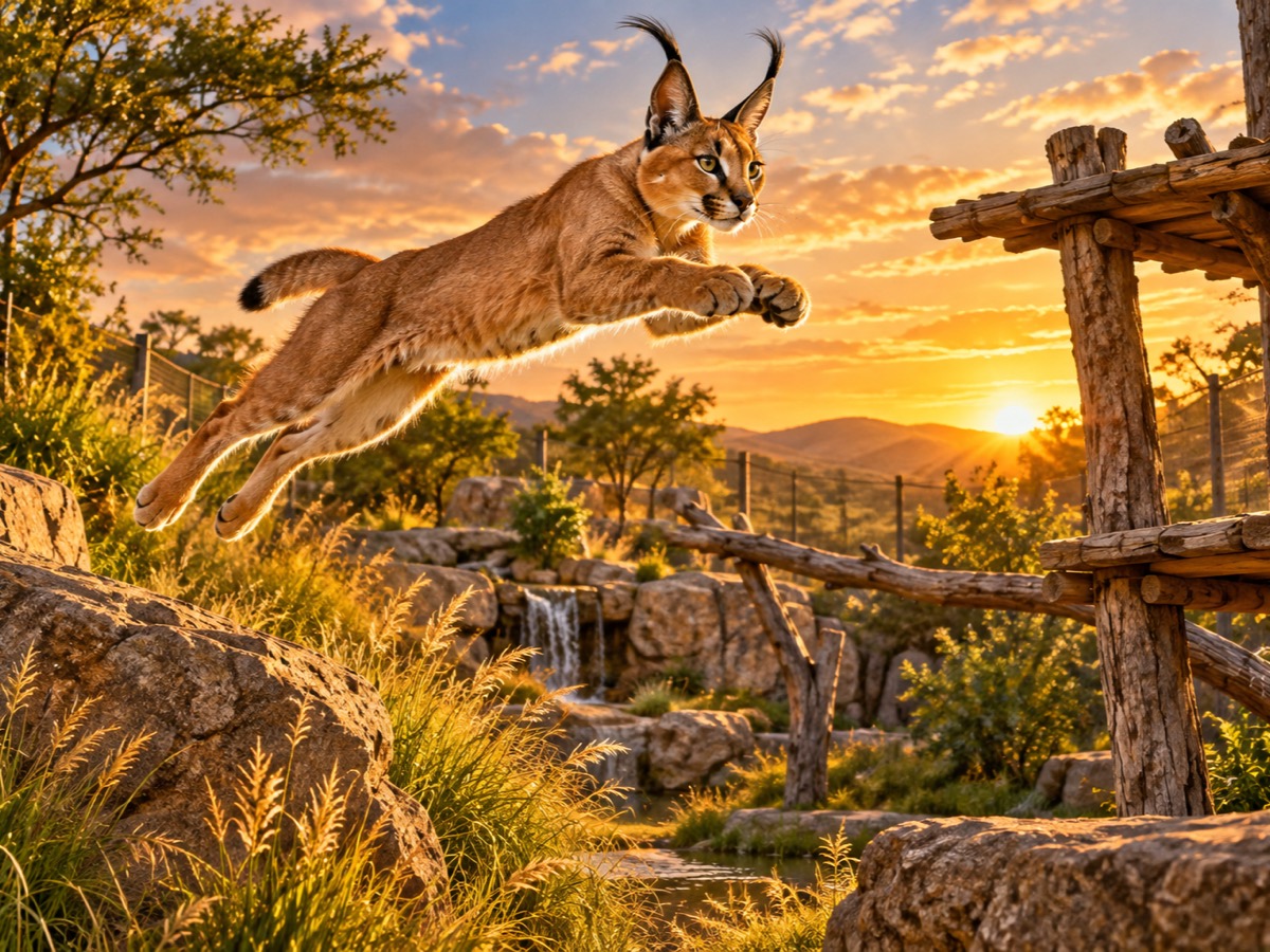 Caracal Enrichment: Keeping an Exotic Cat Stimulated